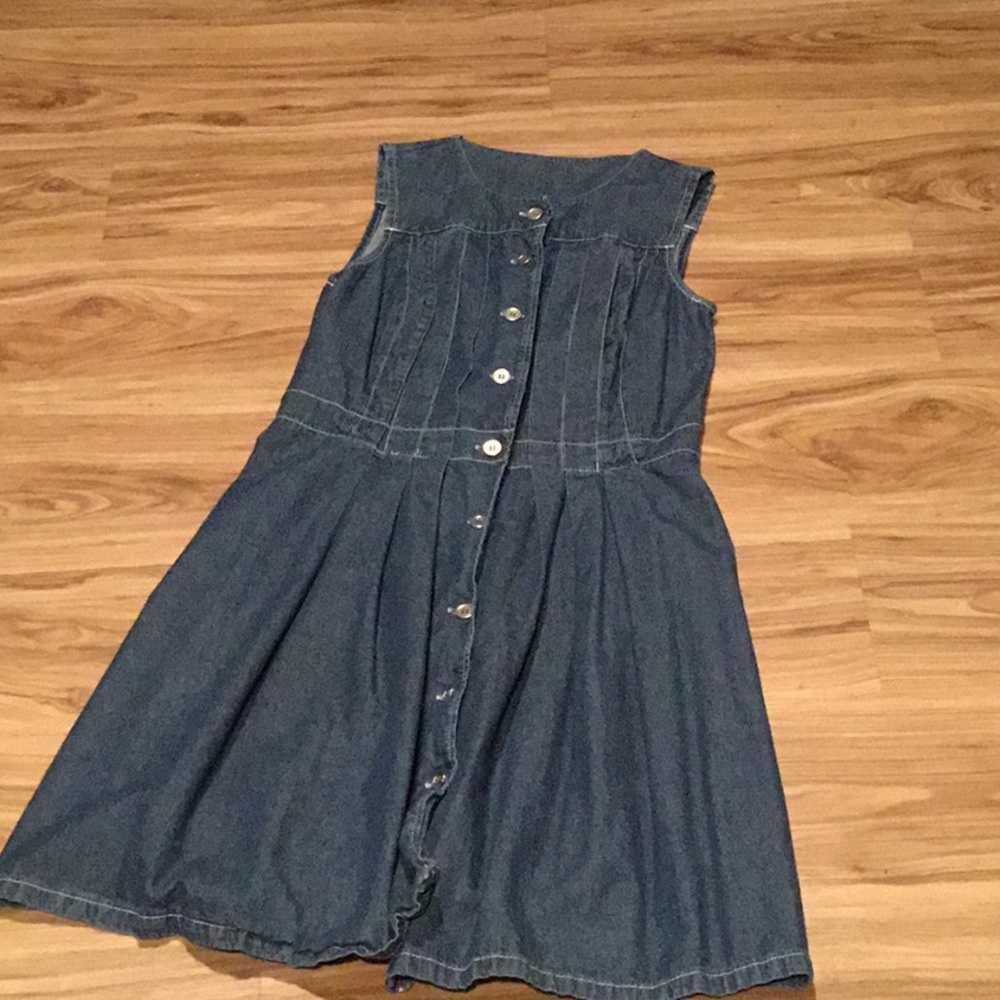 Sweet Denim dress by Benetton size small.